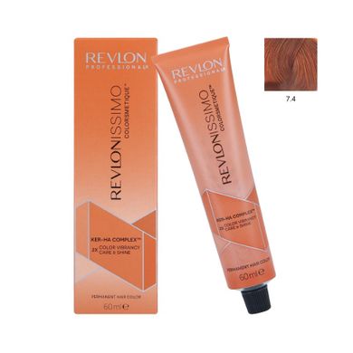 Revlon Professional, Revlonissimo Colorsmetique, profesjonalna farba do włosów, nr 7.4, 60 ml