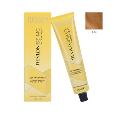Revlon Professional, Revlonissimo Colorsmetique, profesjonalna farba do włosów, nr 8.34, 60 ml