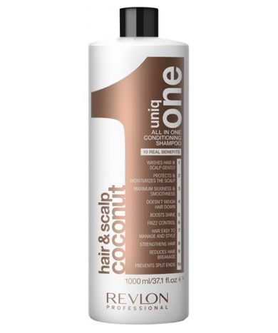 Revlon Professional, Uniq One, All In One Hair, szampon do włosów dodający objętości, Coconut, 1000 ml
