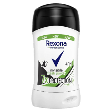 Rexona, Motion Sense Women, dezodorant, sztyft, Invisible Fresh Power 48h, 50 ml