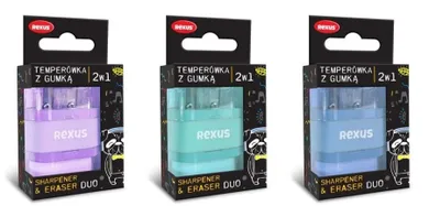 Rexus, Teens, gumka + temperówka, 1 szt.