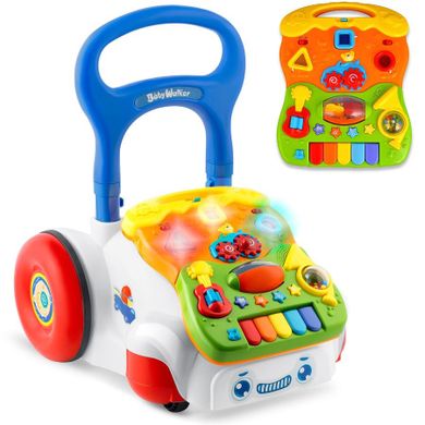 Ricokids, chodzik edukacyjny z muzyką 2w1, biały