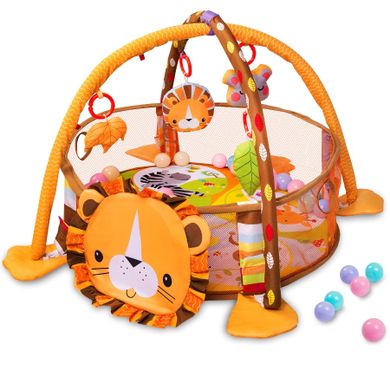 Ricokids, Lew, mata edukacyjna oraz 30 kolorowych piłeczek