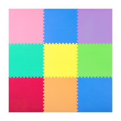 Ricokids, mata piankowa, puzzle, kolorowa, 180-180 cm