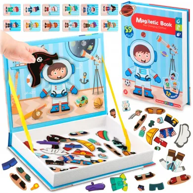 Ricokids, Przebieranki, układanka magnetyczna, puzzle RK-770