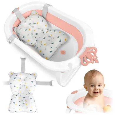 Ricokids, RK-286, wanienka składana z wkładką, biało-różowa