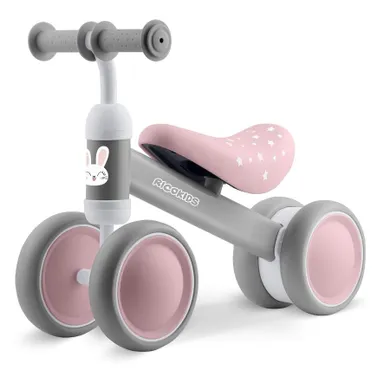 Ricokids, rowerek biegowy dla dzieci, trójkołowy, szary