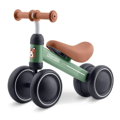 Ricokids, rowerek biegowy dla dzieci, trójkołowy, zielony