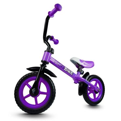 Ricokids, rowerek biegowy, stalowa rama, 10 cali, fioletowy