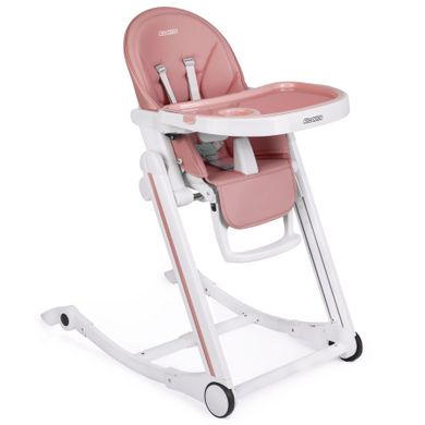 Ricokids, Tugo, krzesełko do karmienia, różowo-białe