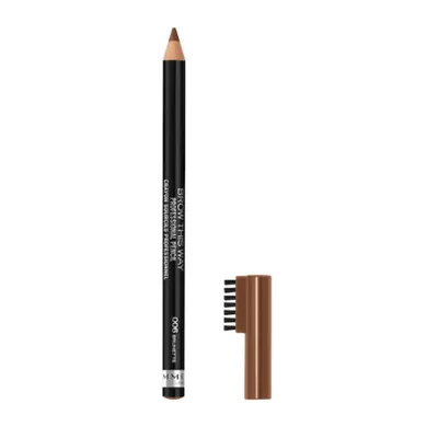 Rimmel, Brow This Way Professional kredka do brwi ze szczoteczką, 006 Brunette