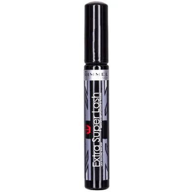 Rimmel, Extra Super Lash Building Mascara, Tusz wydłużający i pogrubiający rzęsy, nr 102 Brown Black, 8 ml