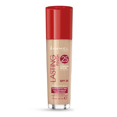 Rimmel, Lasting Finish 25HR, podkład nr 201 Classic Beige, 30 ml