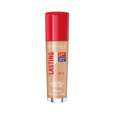 Rimmel, Lasting Finish 25HR SPF20, długotrwały podkład do twarzy, 160 Vanilla, 30 ml