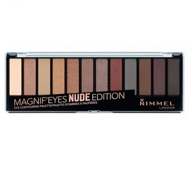 Rimmel, Magnif'Eyes Eyeshadow Palette, paleta cieni, 001 Nude Edition, 14,16g