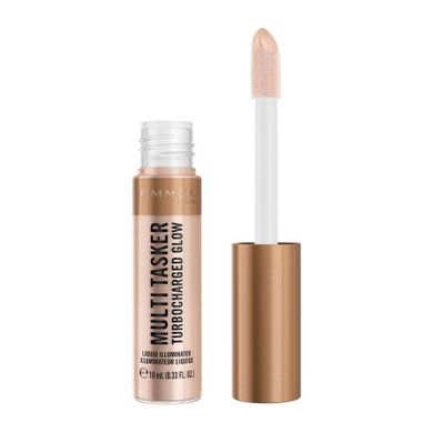 Rimmel, Multi Tasker Turbocharged Glow, rozświetlacz płynie, 004 Chelsea Glow, 10 ml
