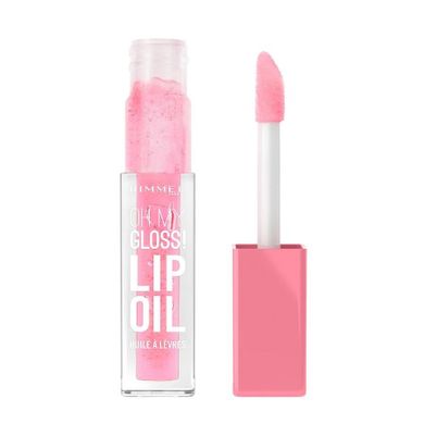 Rimmel, Oh My Gloss, odżywczy olejek do ust z witaminami, 001 Pink Flush, 4.5 ml