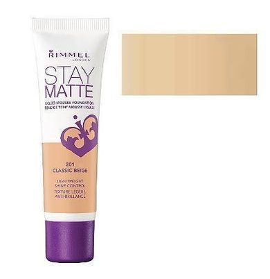 Rimmel, Stay Matte, Podkład matujący, nr 91 Light Ivory, 30 ml