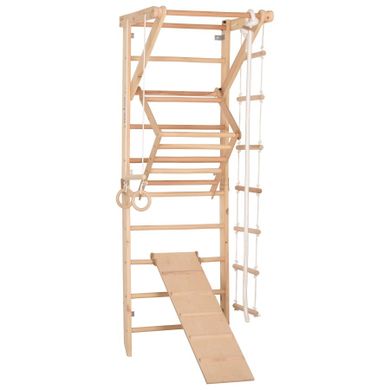 Rinagym, drewniana drabinka gimnastyczna, Sport 3, naturalny