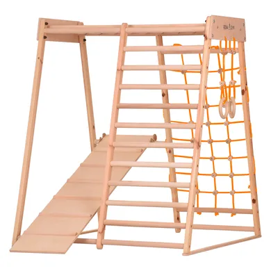 Rinagym, drewniana rama gimnastyczna, Classic, naturalny