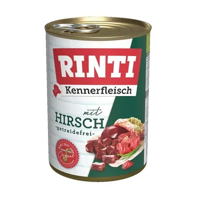 Rinti, Kennerfleisch, Jeleń, puszka dla psa, 400g