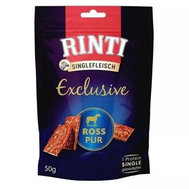 Rinti, Singlefleisch Exclusive, konina, przysmak dla psa, 50g