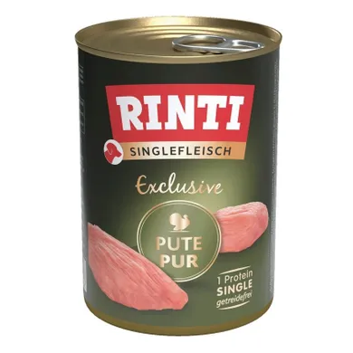 Rinti, Singlefleisch Exclusive, z indykiem, mokra karma dla psa, 400g