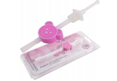 Riocath, kateter rektalny dla niemowląt na kolki, różowy