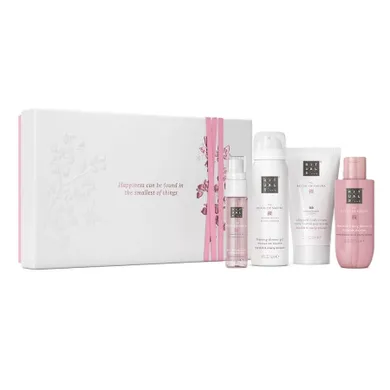Rituals, The Ritual of Sakura, zestaw prezentowy S: żel pod prysznic, 50 ml + krem ​​do ciała, 70 ml + olejek pod prysznic, 75 ml + mgiełka do włosów i ciała, 20 ml