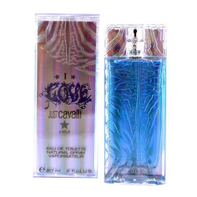 Roberto Cavalli, Just Cavalli I Love Him, woda toaletowa, 60 ml