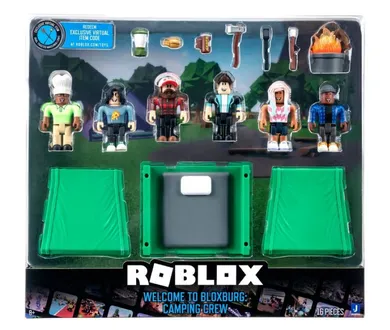 Roblox, Environmental Set, Camping Crew, zestaw figurek z akcesoriami, 16 elementów