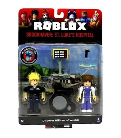 Roblox, Game Pack, Brookhaven Hospital, figurki z akcesoriami, 2 szt.
