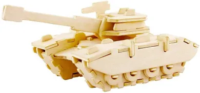 Robotime, Czołg, puzzle drewniane 3D
