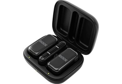 Rode, Wireless Micro, 2-kanałowy cyfrowy system bezprzewodowy, USB-C, czarny