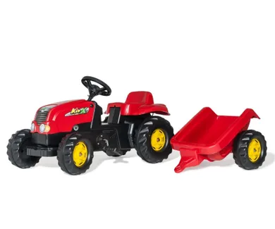 Rolly Kid, traktor z przyczepą, czerwony, 012121