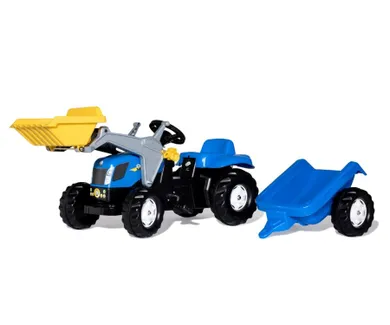 Rolly Toys, New Holland, traktor z łyżką i przyczepą, 5023929