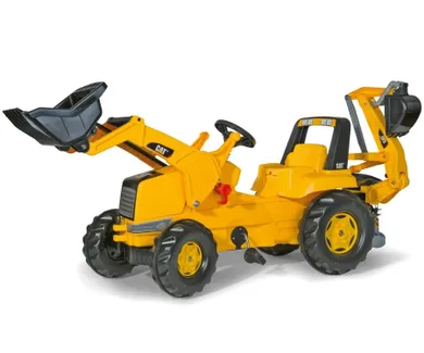 Rolly Toys, traktor Rolly Junior Cat, z łyżką i przyczepą, 813001