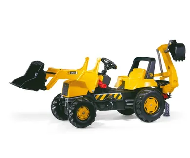 Rolly Toys, traktor Rolly Junior JCB, z łyżką i przyczepą, 812004