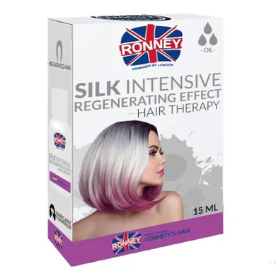 Ronney, Silk Intensive Professional Hair Oil Regenerating Effect, regenerujący olejek do włosów, 15 ml