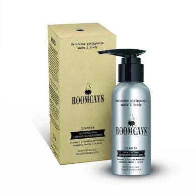 Roomcays, szampon do oczyszczania i odświeżania męskiej brody, 120 ml