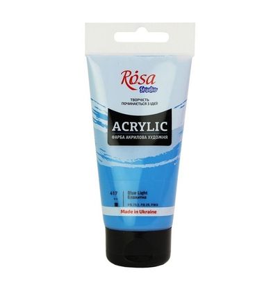 Rosa, farba akrylowa, blue 417, 75 ml