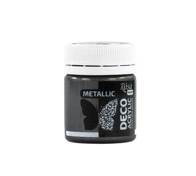 Rosa, farba akrylowa, metaliczna antique silver 52, 20 ml