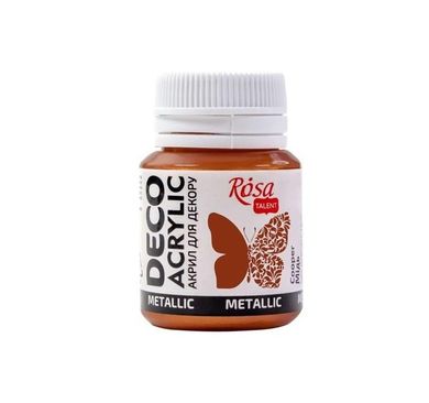 Rosa, farba akrylowa, metaliczna copper 55, 20 ml