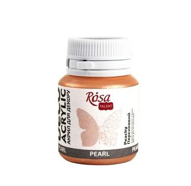 Rosa, farba akrylowa, perłowa peachy 76, 20 ml