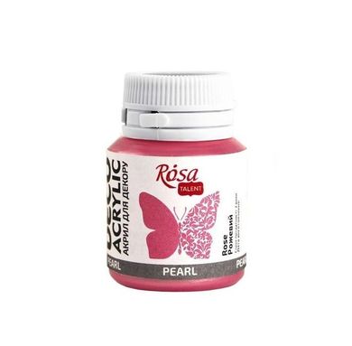 Rosa, farba akrylowa, perłowa rose 77, 20 ml