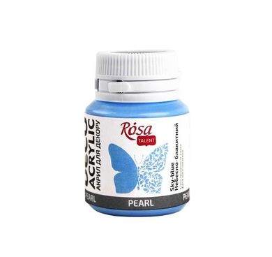 Rosa, farba akrylowa, perłowa sky-blue 81, 20 ml