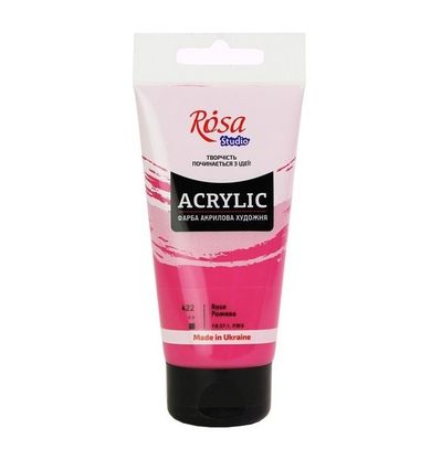 Rosa, farba akrylowa, pink 422, 75 ml