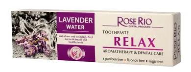 Rose Rio, Relax, pasta do zębów, Lavender Water, 65 ml