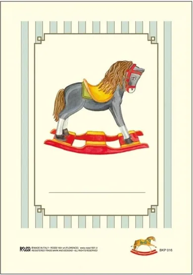 Rossi, naklejki dekoracyjne, konik
