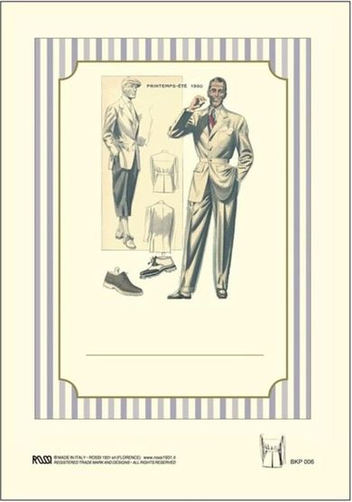 Rossi, naklejki dekoracyjne, moda męska